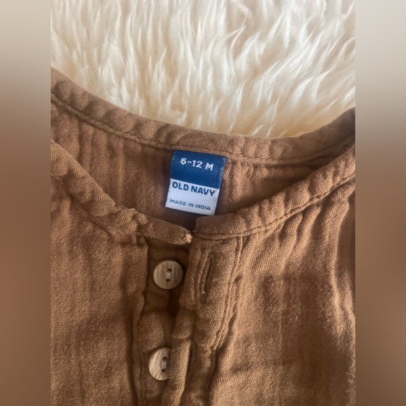 Camel Summer Romper - Picture 4 of 4